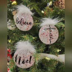 Set of 3 Christmas Ornaments